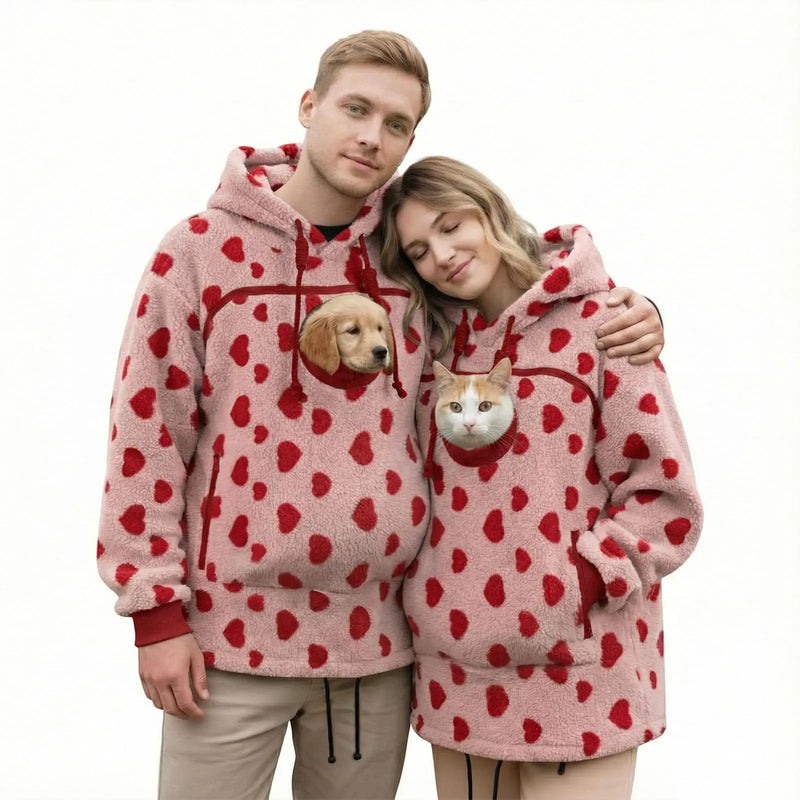 Cat & Dog Mommy Hoodie — Kangaroo Pocket Sweatshirt
