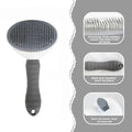 One-Click Pet Grooming Brush